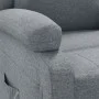 Sillón reclinable de tela gris claro de , Sillones - Ref: Foro24-348435, Precio: 189,45 €, Descuento: %
