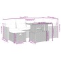 Set sofás de jardín 7 piezas y cojines ratán sintético beige de , Conjuntos de jardín - Ref: Foro24-3276040, Precio: 485,06 €...