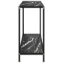 Mesa de consola negro vidrio templado 100x35x75 cm de vidaXL, Mesas auxiliares - Ref: Foro24-322838, Precio: 80,96 €, Descuen...