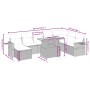 Set de sofás de jardín 9 pzas con cojines ratán sintético beige de , Conjuntos de jardín - Ref: Foro24-3275739, Precio: 617,7...