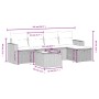 Set de muebles de jardín 6 pzas y cojines ratán sintético gris de , Conjuntos de jardín - Ref: Foro24-3263476, Precio: 340,75...