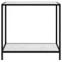 Mesa de consola blanco vidrio templado 80x35x75 cm de vidaXL, Mesas auxiliares - Ref: Foro24-322833, Precio: 56,47 €, Descuen...