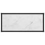 Mesa de consola blanco vidrio templado 80x35x75 cm de vidaXL, Mesas auxiliares - Ref: Foro24-322833, Precio: 57,29 €, Descuen...