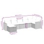 Set sofás de jardín 7 piezas y cojines ratán sintético beige de , Conjuntos de jardín - Ref: Foro24-3263504, Precio: 463,97 €...