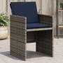 Sillones de jardín con cojines 4 uds ratán sintético gris de , Sillas de jardín - Ref: Foro24-4007442, Precio: 185,94 €, Desc...