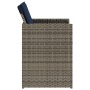 Sillones de jardín con cojines 4 uds ratán sintético gris de , Sillas de jardín - Ref: Foro24-4007442, Precio: 185,94 €, Desc...