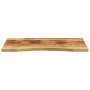 Tablero de escritorio con curva madera mango rugosa 80x50x2,5cm de , Accesorios y productos para escritorios - Ref: Foro24-37...