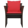 Sillón de jardín con reposapiés ratán sintético marrón de , Conjuntos de jardín - Ref: Foro24-368622, Precio: 122,96 €, Descu...