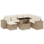 Set de sofás de jardín y cojines 8 piezas ratán sintético beige de , Conjuntos de jardín - Ref: Foro24-3275318, Precio: 578,9...
