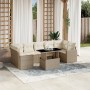 Set de sofás de jardín y cojines 8 piezas ratán sintético beige de , Conjuntos de jardín - Ref: Foro24-3267148, Precio: 585,4...