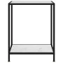 Mesa de consola vidrio templado blanco 60x35x75 cm de vidaXL, Mesas auxiliares - Ref: Foro24-322829, Precio: 54,40 €, Descuen...