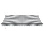 Toldo retráctil automático gris antracita y blanco 400x300 cm de , Toldos - Ref: Foro24-3310232, Precio: 370,50 €, Descuento: %