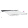 Toldo retráctil automático gris antracita y blanco 400x300 cm de , Toldos - Ref: Foro24-3310232, Precio: 370,50 €, Descuento: %