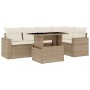 Juego de sofás jardín con cojines 6 pzas ratán sintético beige de , Conjuntos de jardín - Ref: Foro24-3267258, Precio: 451,45...