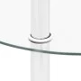 2-stufiger Beistelltisch aus gehärtetem Glas, transparent 38 cm von vidaXL, Seitentische - Ref: Foro24-322787, Preis: 32,38 €...