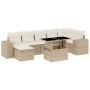 Set de sofás de jardín y cojines 8 piezas ratán sintético beige de , Conjuntos de jardín - Ref: Foro24-3269318, Precio: 561,2...