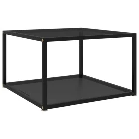 Mesa de centro negra vidrio templado 60x60x35 cm de vidaXL, Mesas de centro - Ref: Foro24-322888, Precio: 71,64 €, Descuento: %