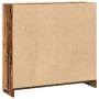 Estantería madera de ingeniería color envejecido 80x24x76 cm de , Librerías y estanterías - Ref: Foro24-857833, Precio: 44,89...