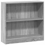 Estantería de madera de ingeniería gris Sonoma 80x24x76 cm de , Librerías y estanterías - Ref: Foro24-857831, Precio: 47,71 €...