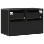 Mueble de TV metal y madera de ingeniería negro 60x31x39,5 cm de , Muebles TV - Ref: Foro24-848909, Precio: 52,21 €, Descuent...