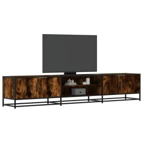 Mueble para TV madera de ingeniería roble ahumado 210x35x41 cm de , Muebles TV - Ref: Foro24-3300782, Precio: 116,22 €, Descu...