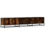 Mueble para TV madera de ingeniería roble ahumado 210x35x41 cm de , Muebles TV - Ref: Foro24-3300782, Precio: 117,62 €, Descu...