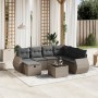 Set de sofás de jardín 8 pzas y cojines ratán sintético gris de , Conjuntos de jardín - Ref: Foro24-3264156, Precio: 493,85 €...