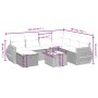 Set de sofás de jardín 8 pzas y cojines ratán sintético gris de , Conjuntos de jardín - Ref: Foro24-3264156, Precio: 493,85 €...