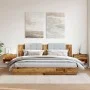 Mesita de noche de pared madera envejecida by , Nightstands - Ref: Foro24-856821, Price: 71,34 €, Discount: %