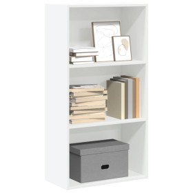 Estantería de madera de ingeniería blanca 60x30x114 cm de , Librerías y estanterías - Ref: Foro24-857899, Precio: 49,02 €, De...
