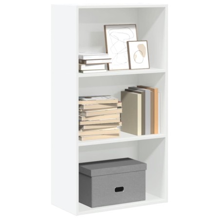 Estantería de madera de ingeniería blanca 60x30x114 cm de , Librerías y estanterías - Ref: Foro24-857899, Precio: 49,02 €, De...