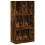 Estantería madera de ingeniería roble ahumado 60x30x114 cm de , Librerías y estanterías - Ref: Foro24-857903, Precio: 51,56 €...