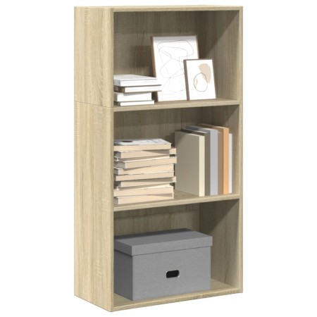 Estantería de madera de ingeniería roble Sonoma 60x30x114 cm de , Librerías y estanterías - Ref: Foro24-857901, Precio: 56,52...