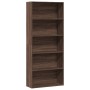 Estantería madera ingeniería roble marrón 80x30x189 cm de , Librerías y estanterías - Ref: Foro24-3314675, Precio: 95,64 €, D...