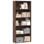 Estantería madera ingeniería roble marrón 80x30x189 cm de , Librerías y estanterías - Ref: Foro24-3314675, Precio: 95,64 €, D...
