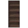 Estantería madera ingeniería roble marrón 80x30x189 cm de , Librerías y estanterías - Ref: Foro24-3314675, Precio: 95,64 €, D...