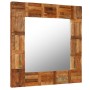 Espejo de pared de madera maciza reciclada 60x60 cm en Espejos | Comprar online en Foru.es