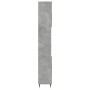 Armario de baño madera contrachapada gris hormigón 30x30x190 cm de , Muebles de baño - Ref: Foro24-857195, Precio: 78,27 €, D...