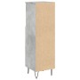 Armario de baño madera contrachapada gris hormigón 30x30x100 cm de , Muebles de baño - Ref: Foro24-857207, Precio: 47,23 €, D...
