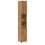 Armario de baño madera contrachapada roble artisan 30x30x190 cm de , Muebles de baño - Ref: Foro24-857197, Precio: 106,03 €, ...