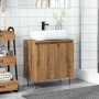Armario de baño madera de ingeniería roble artisan 58x33x60 cm de , Muebles de baño - Ref: Foro24-857218, Precio: 47,18 €, De...
