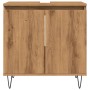 Armario de baño madera de ingeniería roble artisan 58x33x60 cm de , Muebles de baño - Ref: Foro24-857218, Precio: 47,18 €, De...