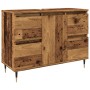 Mueble de baño madera de ingeniería envejecida 80x33x60 cm de , Muebles de baño - Ref: Foro24-857232, Precio: 121,38 €, Descu...