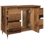 Mueble de baño madera de ingeniería envejecida 80x33x60 cm de , Muebles de baño - Ref: Foro24-857232, Precio: 121,38 €, Descu...