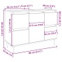 Mueble de baño madera de ingeniería envejecida 80x33x60 cm de , Muebles de baño - Ref: Foro24-857232, Precio: 121,38 €, Descu...