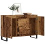 Aparador de madera de ingeniería envejecida 104x35x70 cm de , Tocadores de baño - Ref: Foro24-857266, Precio: 94,33 €, Descue...
