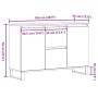 Aparador de madera de ingeniería envejecida 104x35x70 cm de , Tocadores de baño - Ref: Foro24-857266, Precio: 94,33 €, Descue...