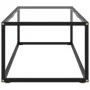 Mesa de centro negra con vidrio templado 100x50x35 cm de vidaXL, Mesas de centro - Ref: Foro24-322879, Precio: 78,29 €, Descu...