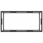 Mesa de centro negra con vidrio templado 100x50x35 cm de vidaXL, Mesas de centro - Ref: Foro24-322879, Precio: 78,29 €, Descu...