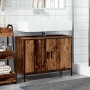 Armario lavabo baño madera ingeniería envejecida 80x30x60 cm de , Tocadores de baño - Ref: Foro24-857700, Precio: 66,37 €, De...